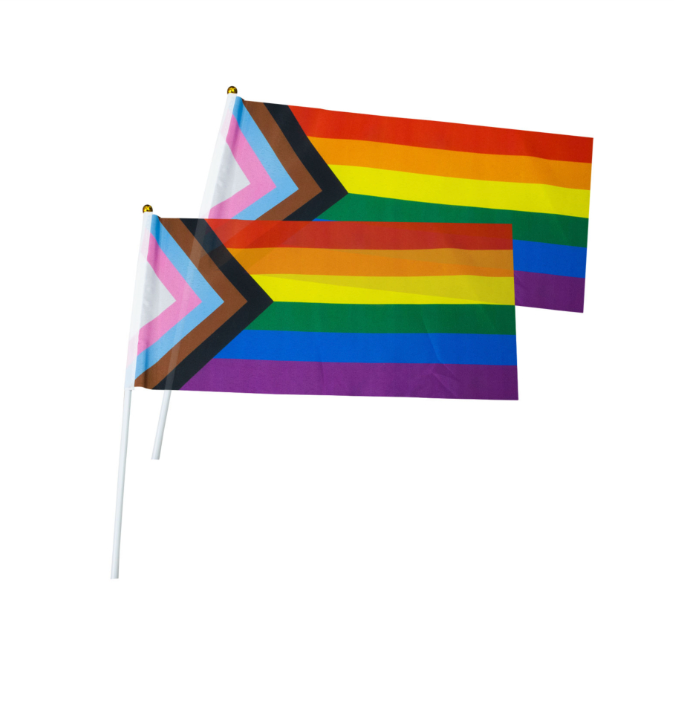 Pride Heroes - Progress Pride Hand Flags