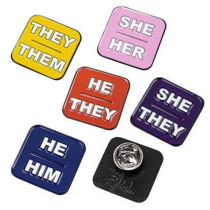 Pride Pronoun Pins
